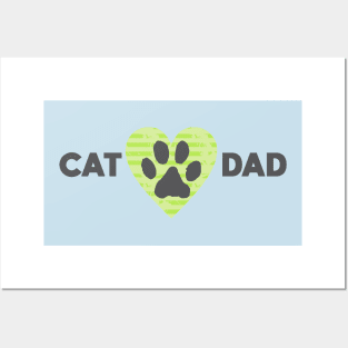 Cat Dad Posters and Art